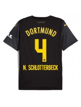 Billige Borussia Dortmund Nico Schlotterbeck #4 Bortedrakt 2024-25 Kortermet